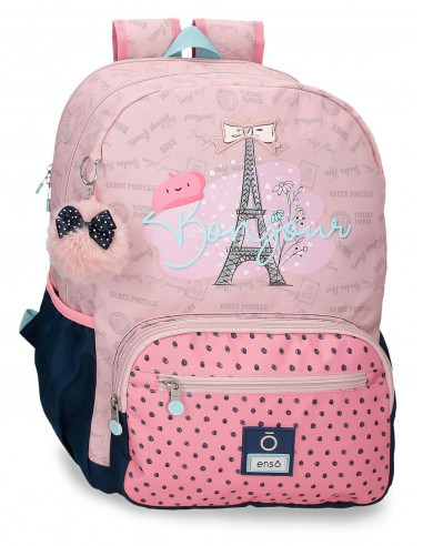 MOCHILA ADAP. 42CM. 2C.ENSO BONJOUR